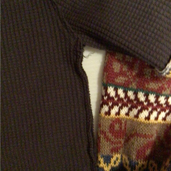 1 Left!! Saleee🍁🔥🍁We The Free Free People All in Cuff Thermal  tee - Picture 5 of 7